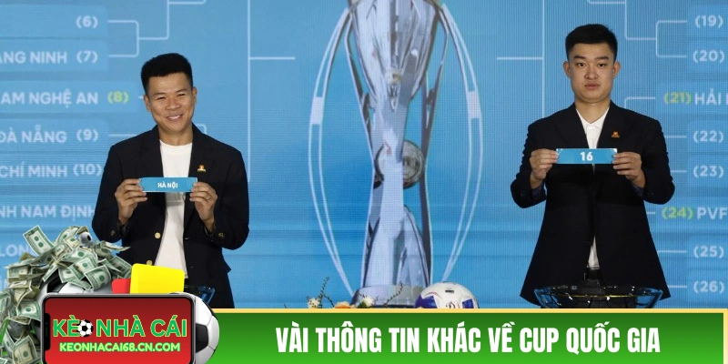 Vài thông tin khác về Cup Quốc gia Chứng khoán LPBank